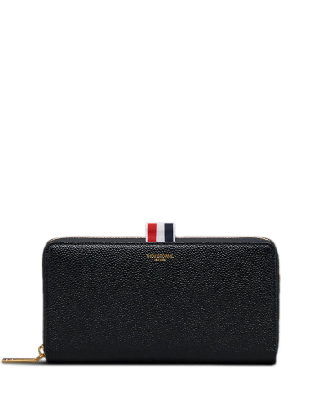 

Кошелек с круговой молнией THOM BROWNE, черный