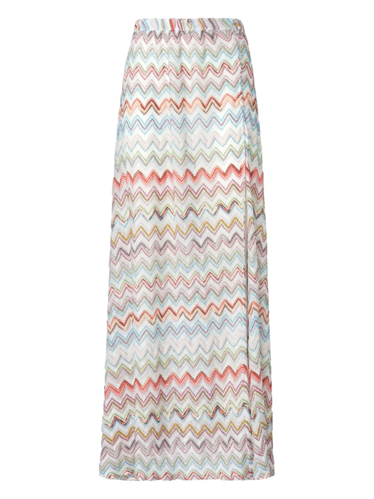 

Missoni юбка макси с узором зигзаг, белый