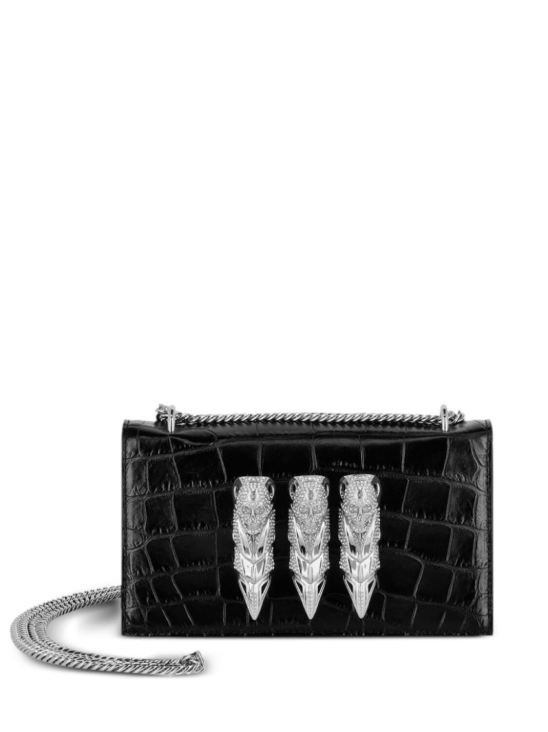

Philipp Plein маленькая сумка на плечо с декором Skull, черный
