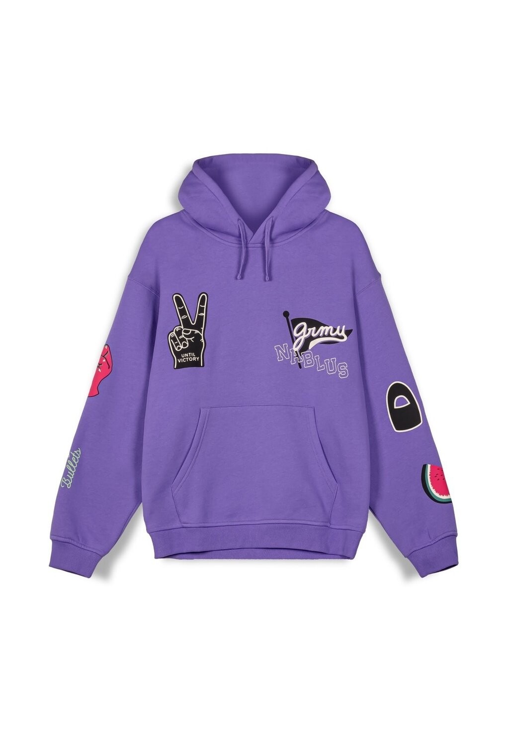 

Свитер с капюшоном SUDADERA GRIMEY NABLUS VINTAGE FW Grimey, фиолетовый