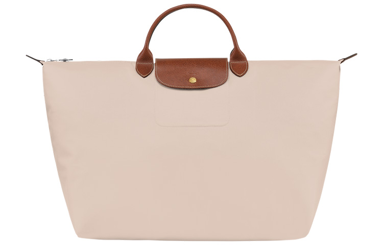 

LONGCHAMP Сумка Le Pliage Canvas с кожаной отделкой, Beige