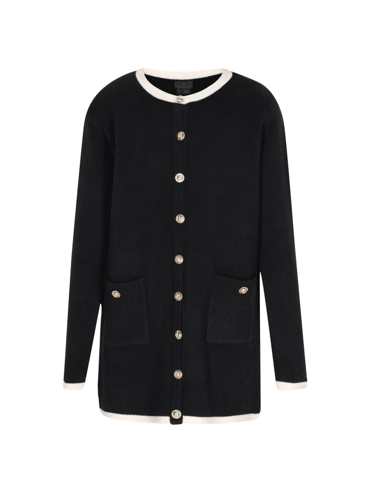 

Спортивная куртка DreiMaster Klassik, цвет black offwhite