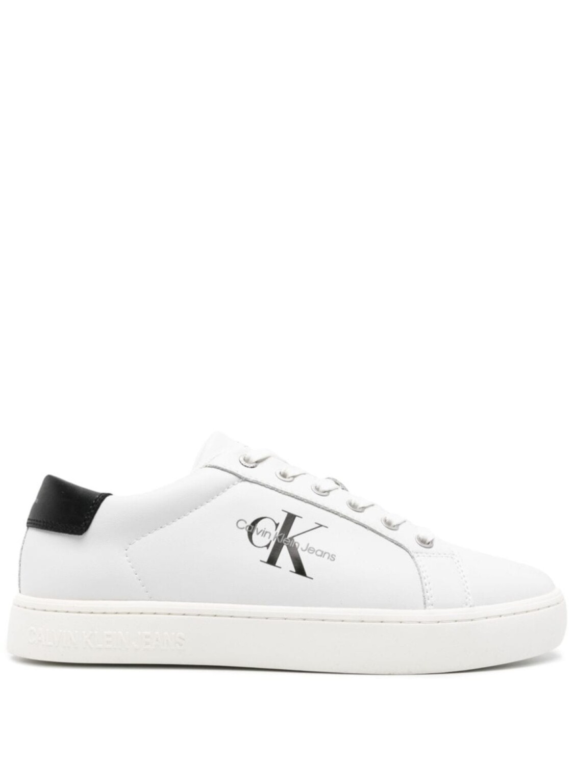 

Кроссовки Calvin Klein Jeans Embossed Logo, белый/черный