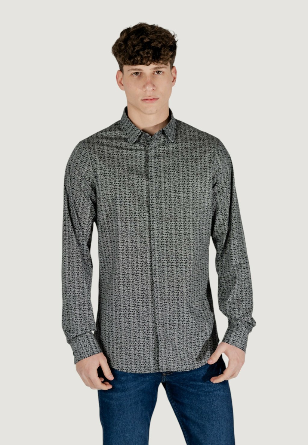 

Рубашка Armani Exchange, черный