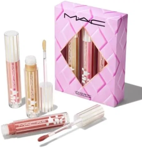 Набор блесков для губ Lip Glass Air Trio, 3 шт