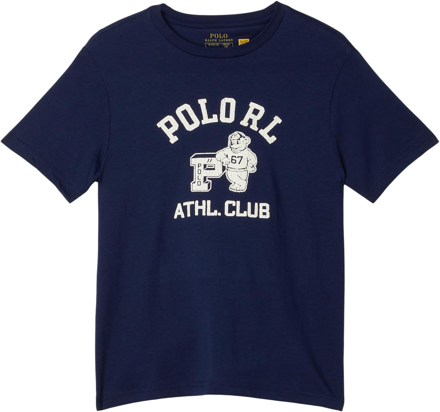 

Футболка Polo Ralph Lauren Kids Logo Cotton Jersey Tee, цвет Refined Navy