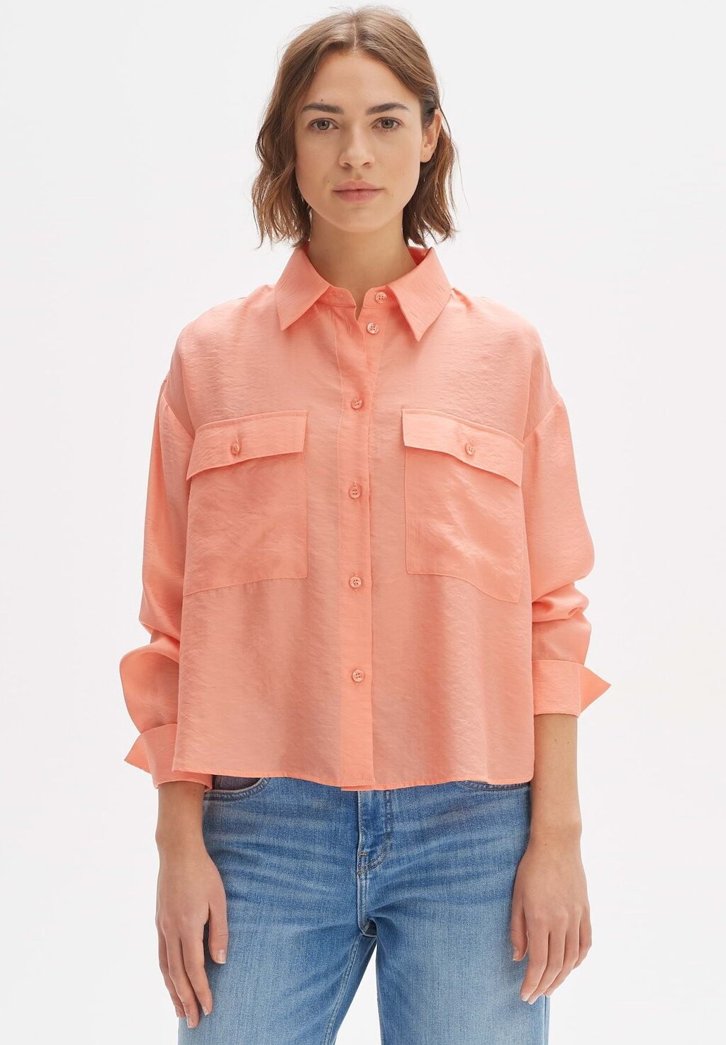 

Блузка-рубашка LANGARM FASTELLE Opus, цвет peachy coral