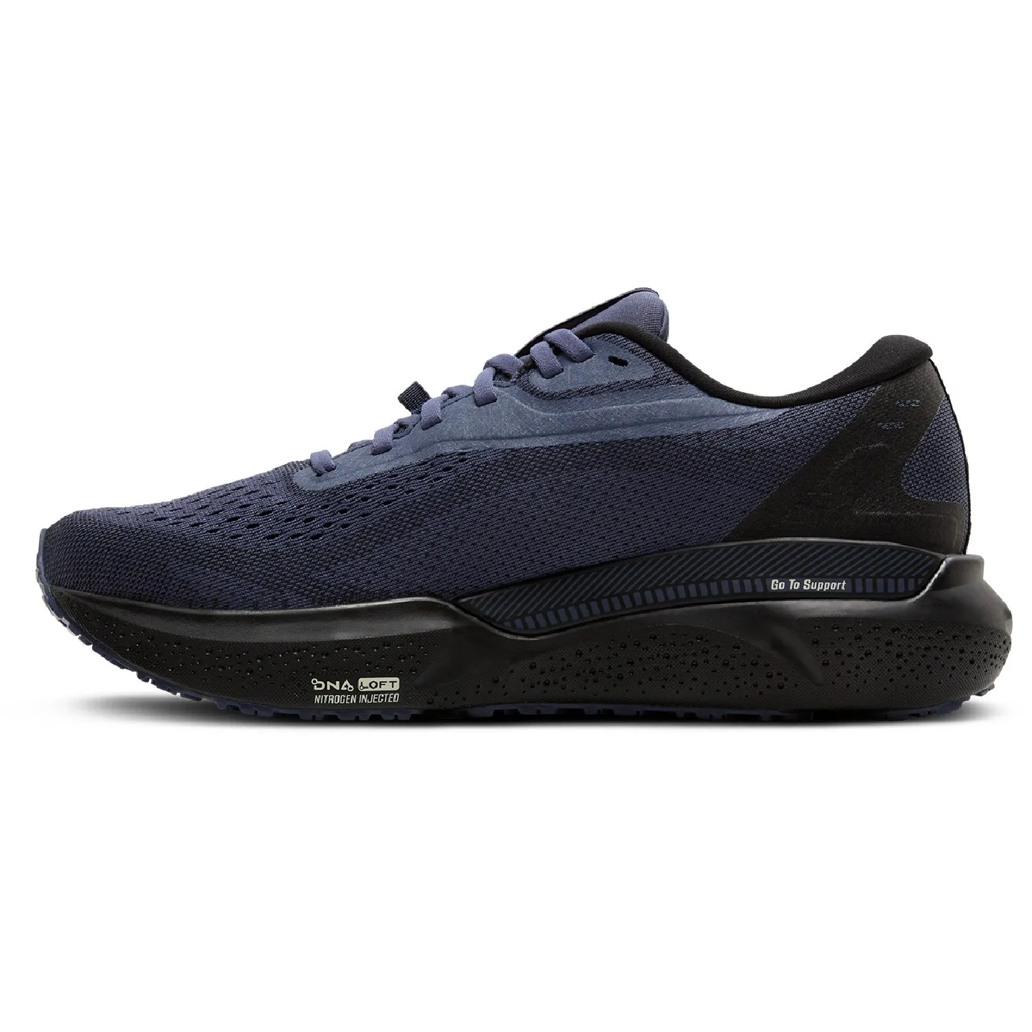 Женские дорожные беговые кроссовки Adrenaline GTS 24 GTX Brooks, Black/Nightshadow/Coconut — фото 2