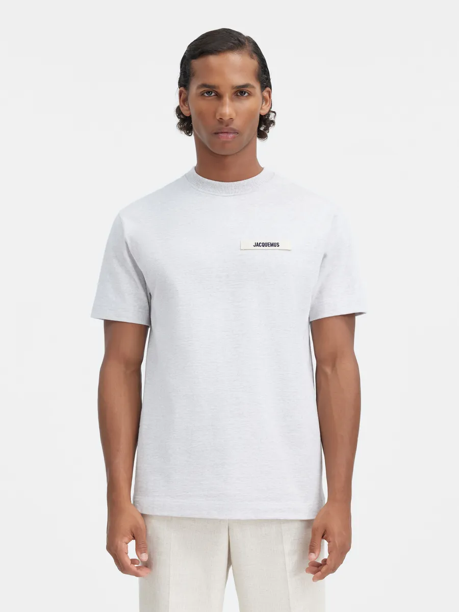 

Футболка с логотипом Grgrain Le Gr Grain Jacquemus, серый