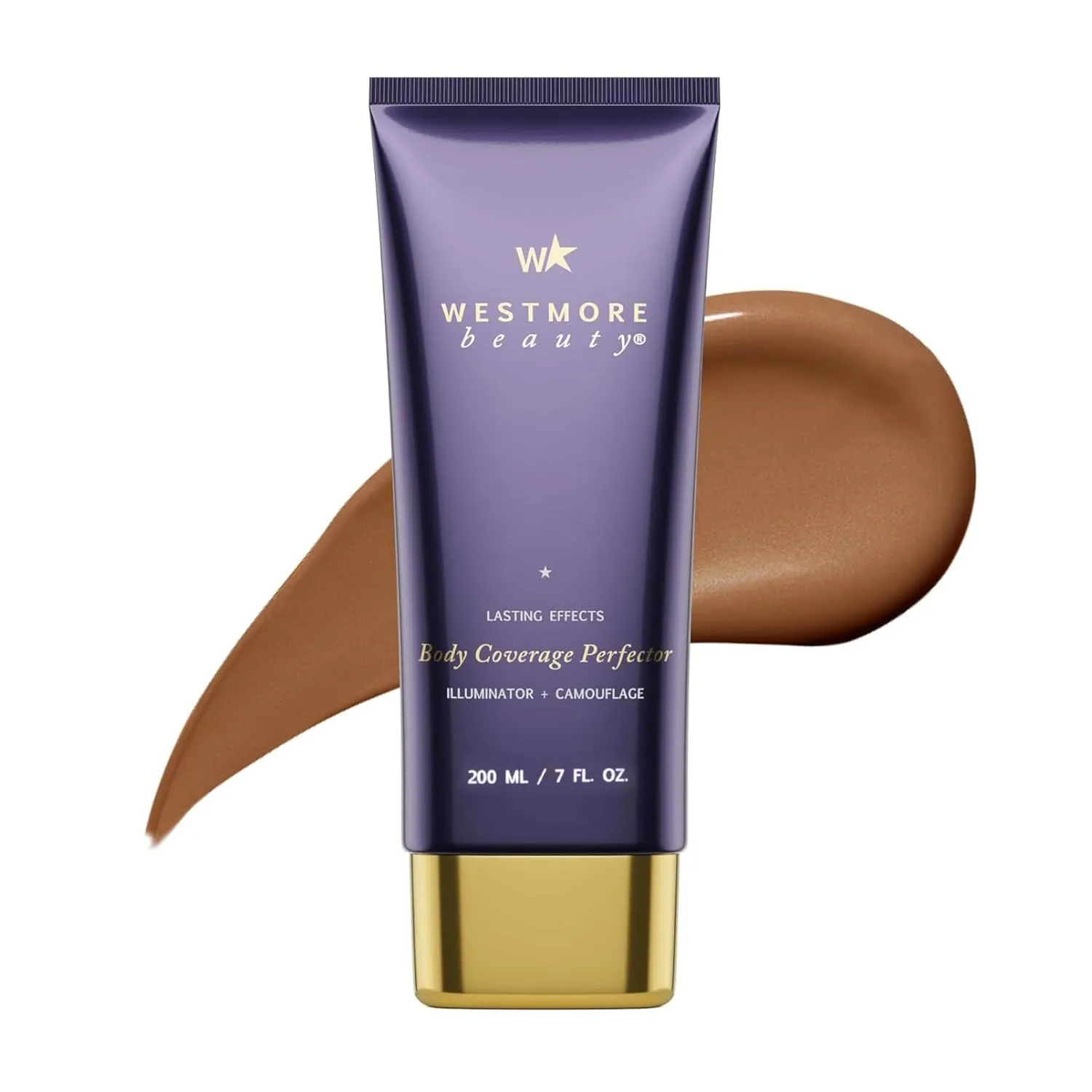 Westmore Beauty Body Coverage Perfector - Водостойкий бронзер для ног и тела для женщин - Лучший маскирующий макияж и консилер для татуировок - 7 унций, бронзовое сияние, 7 Oz Bronze Radiance