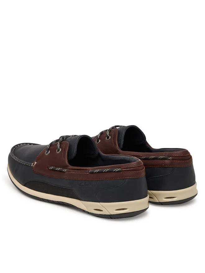 Clarks Парусные туфли Orson 26186198 темно-синие — фото 3