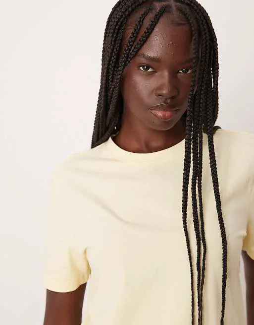 

Пастельно-желтая футболка оверсайз-бойфренд Vila, Желтый, Пастельно-желтая футболка оверсайз-бойфренд Vila