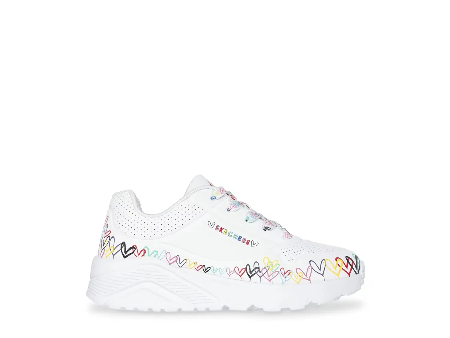 Street x Jgoldcrown Uno Lite Heart Daze Кроссовки - детские Skechers, Multicolor — фото 3