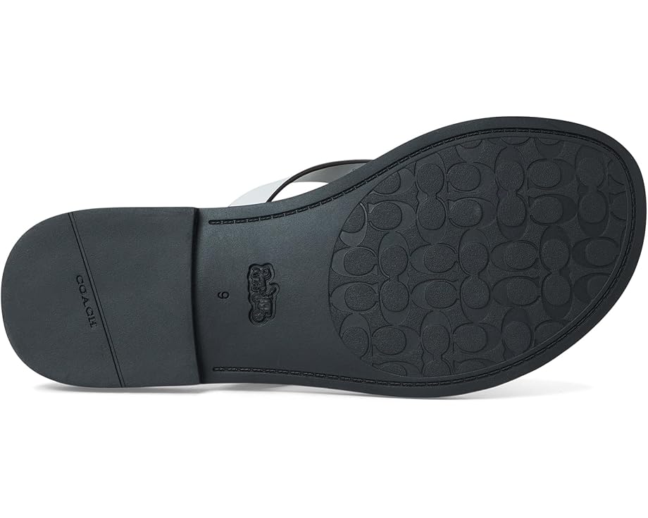 Балетки COACH Brianna Flip Flop, цвет Optic White — фото 3