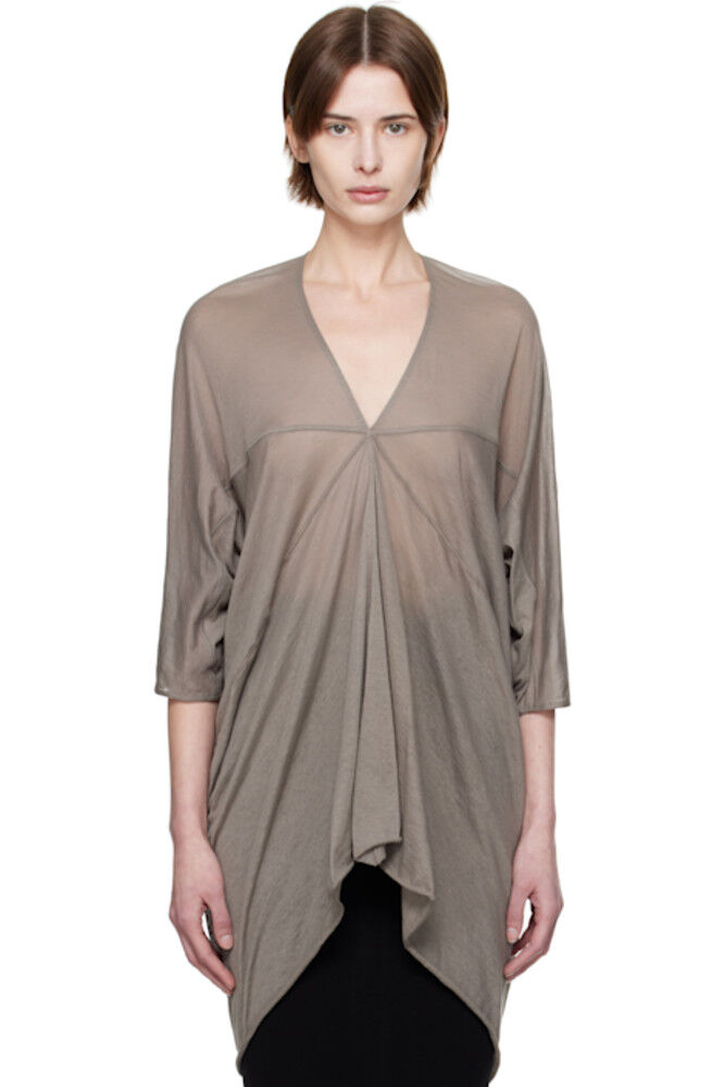

Серая блузка Hollywood Kite Rick Owens