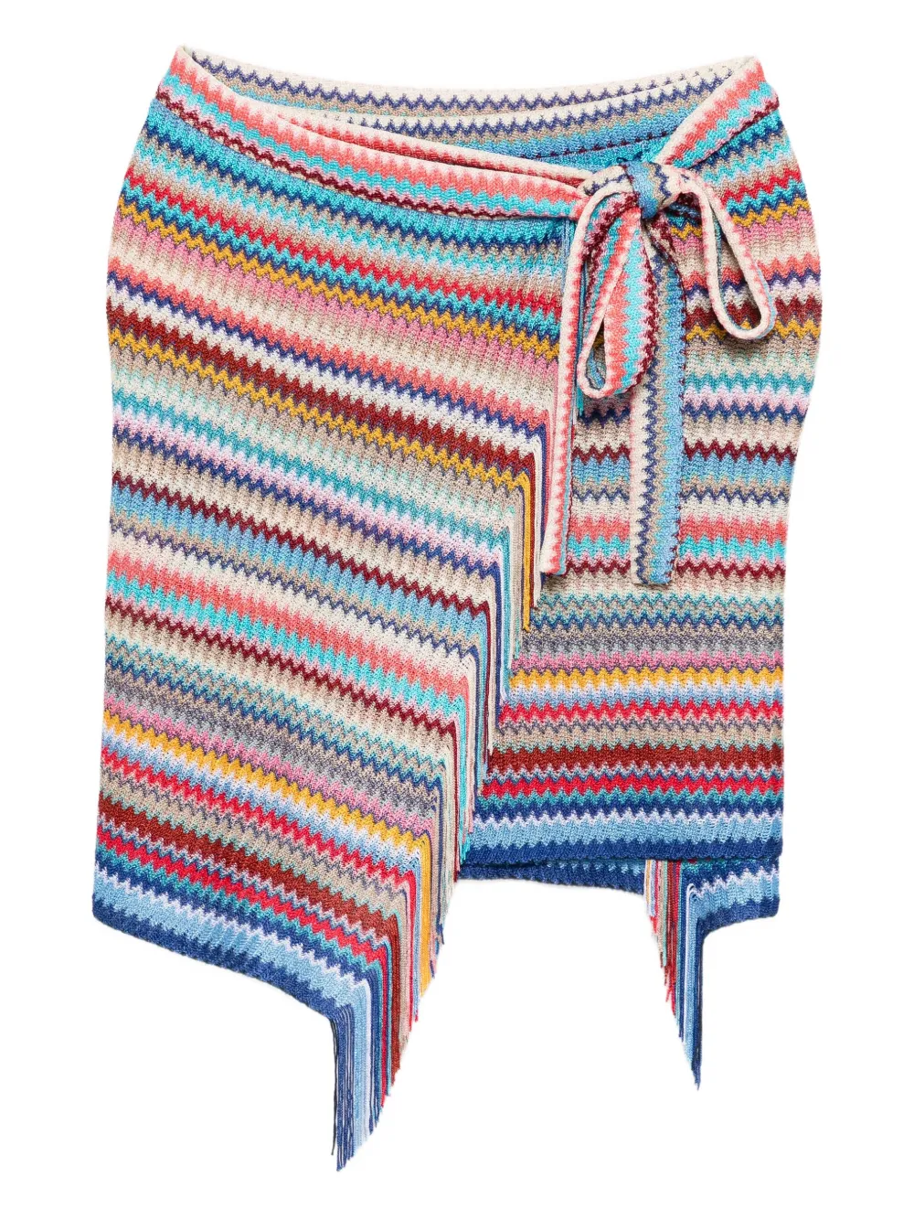

Саронг зигзагообразной вязки Missoni, синий