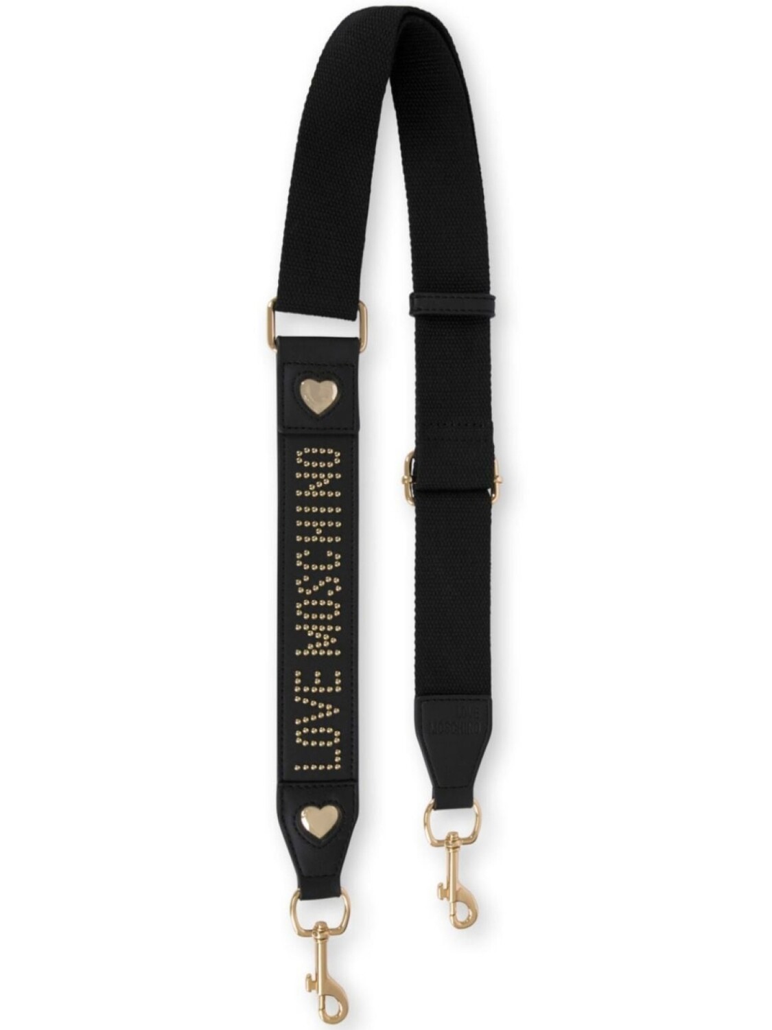 

Love Moschino плечевой ремень с логотипом, черный