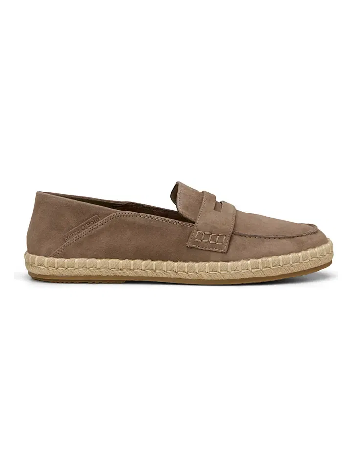 Эспадрильи из велюра, Marc O'Polo Shoes, коричневый — фото 2