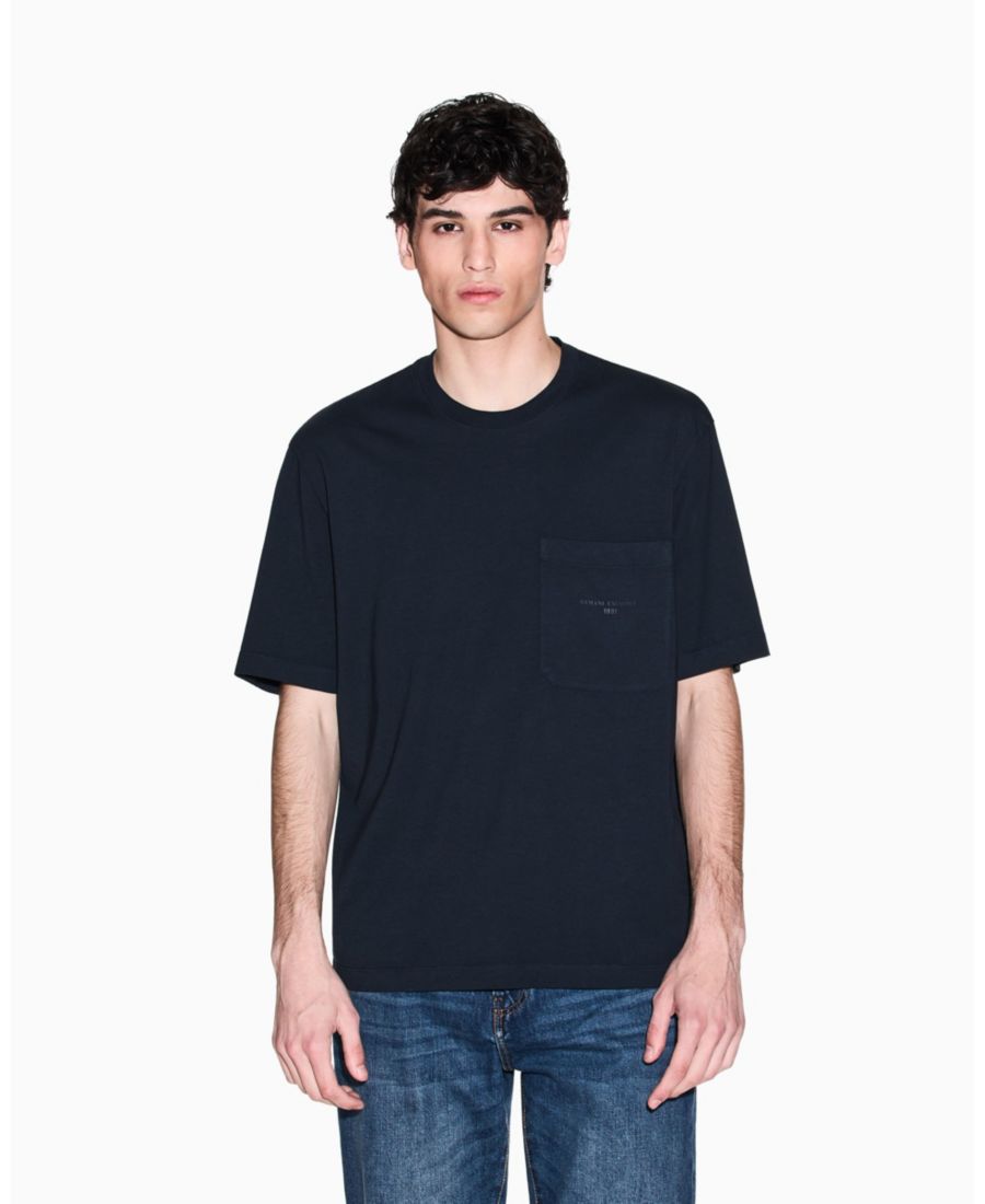 

Мужская футболка с графическим принтом на спине A|X Armani Exchange, Deep Navy, Синий, Мужская футболка с графическим принтом на спине A|X Armani Exchange, Deep Navy