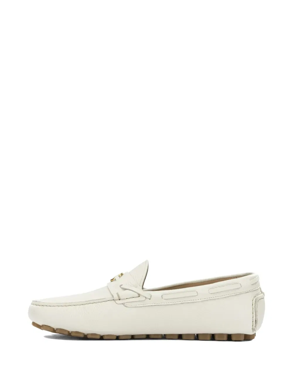 Кожаные лоферы VLogo Signature VALENTINO GARAVANI, белый