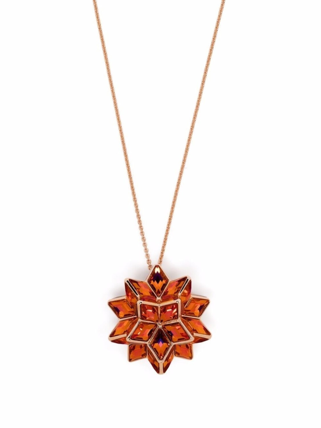 

Колье с кристаллами Swarovski, золотой