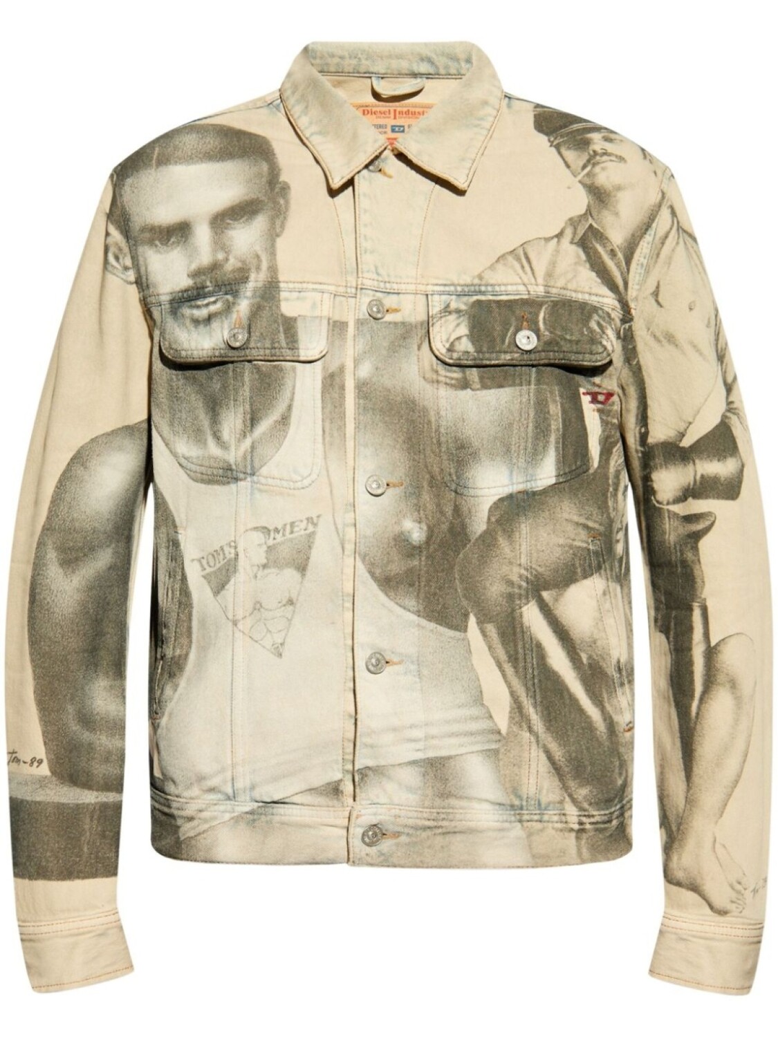 

Diesel x ToFF PR-D-Barcy джинсовая куртка, нейтральный цвет