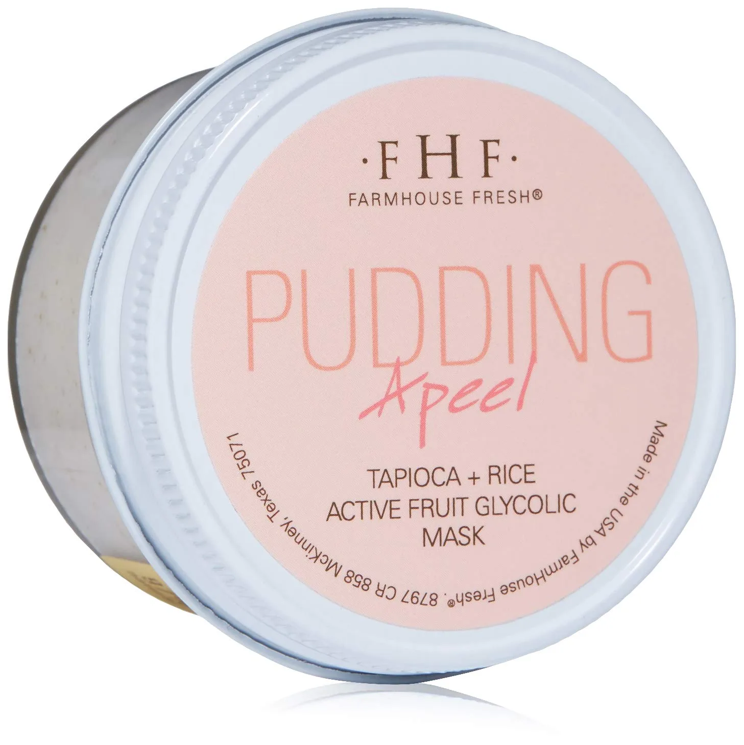 Маска для лица Farmhouse Fresh — Pudding Apeel Tapioca Rice Active Fruit Glycolic Mask, ( .), green, 94.6 мл