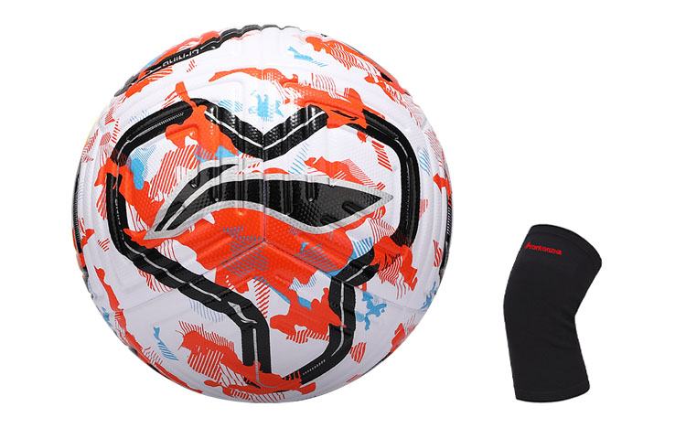 

LINING Размер 5 футбольный мяч TPU бесшовный термосклеивание Unisex белый оранжевый синий