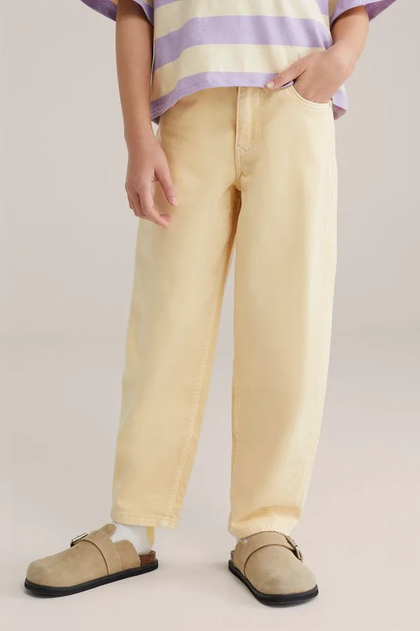 Джинсы свободного кроя blue ridge We Fashion, Light Yellow — фото 3