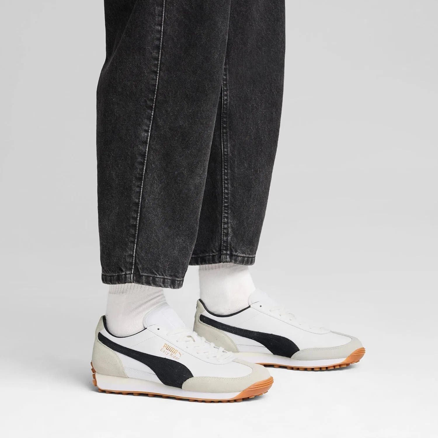 Кроссовки Puma Easy Rider Mix унисекс, Puma White Puma Black — фото 2
