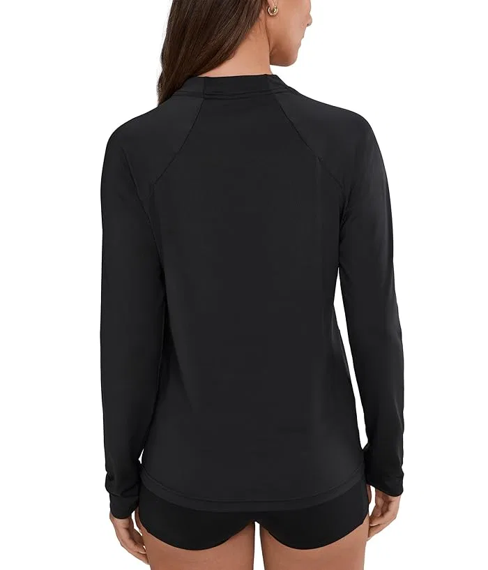 Футболка с длинным рукавом Nike Dri-FIT UV Long Sleeve Hydroguard, Black — фото 4