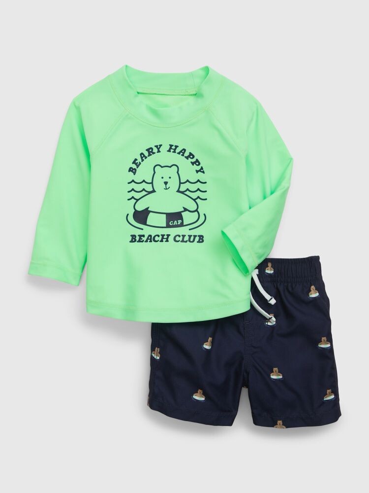 

Раздельный купальник Gap, мультиколор