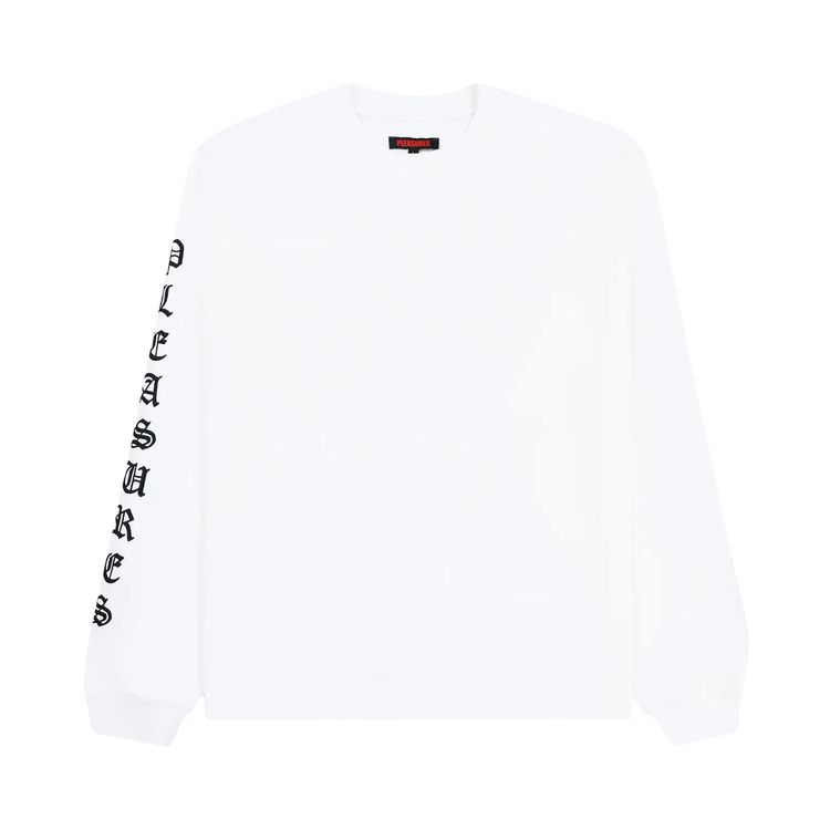 

Лонгслив Pleasures OE Heavyweight Long-Sleeve 'White', белый