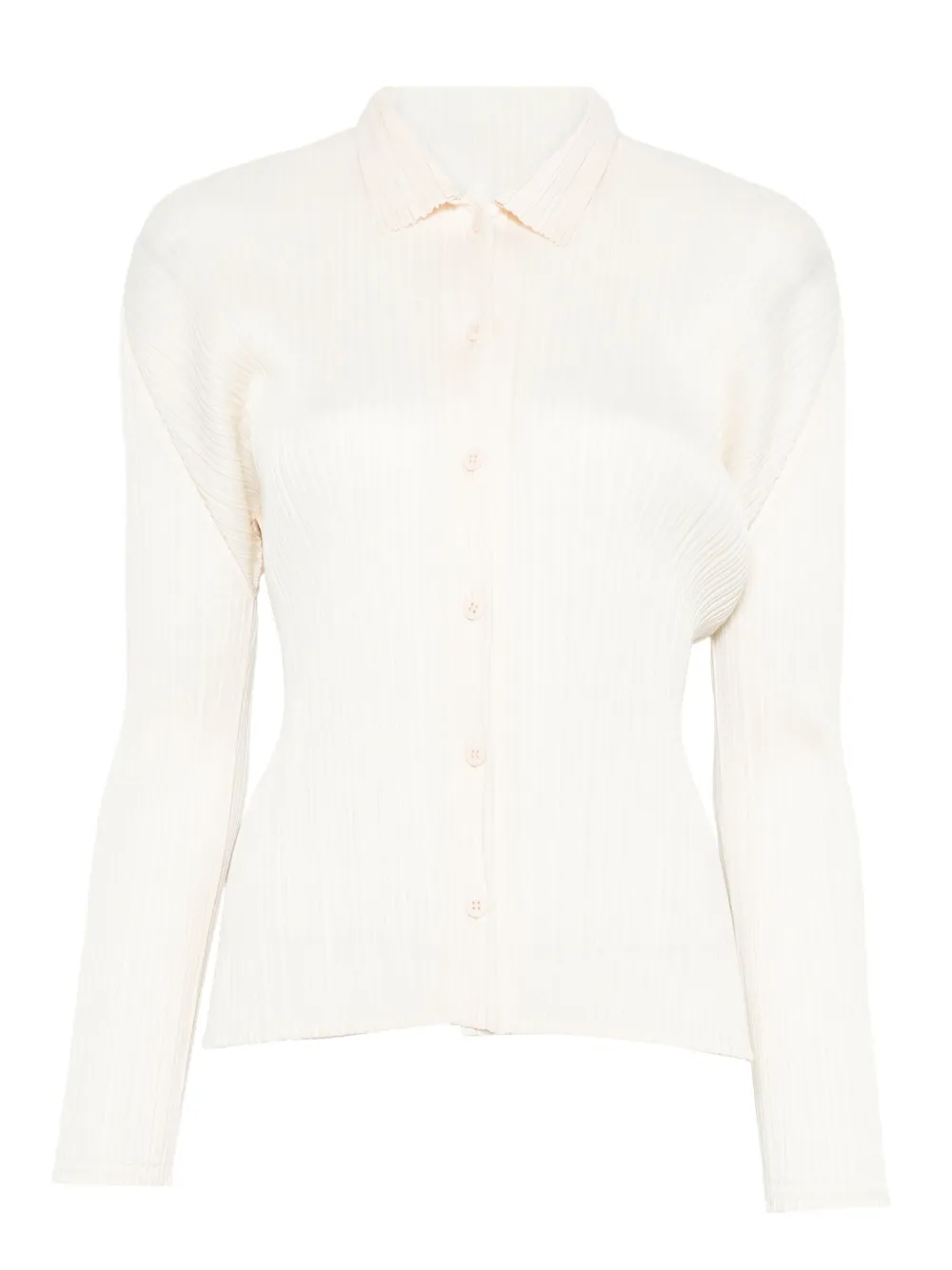 

Рубашка с плиссировкой Pleats Please Issey Miyake, белый