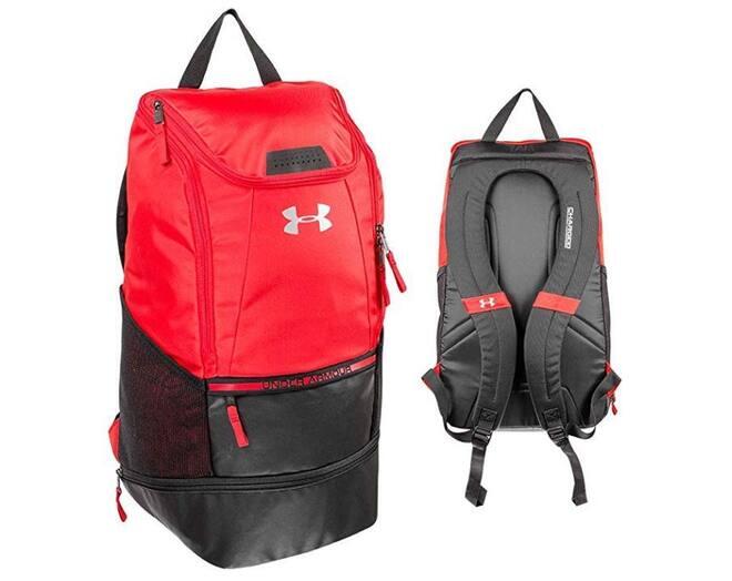 

Футбольный рюкзак Under Armour Striker 4, цвет алый, Красный, Футбольный рюкзак Under Armour Striker 4, цвет алый