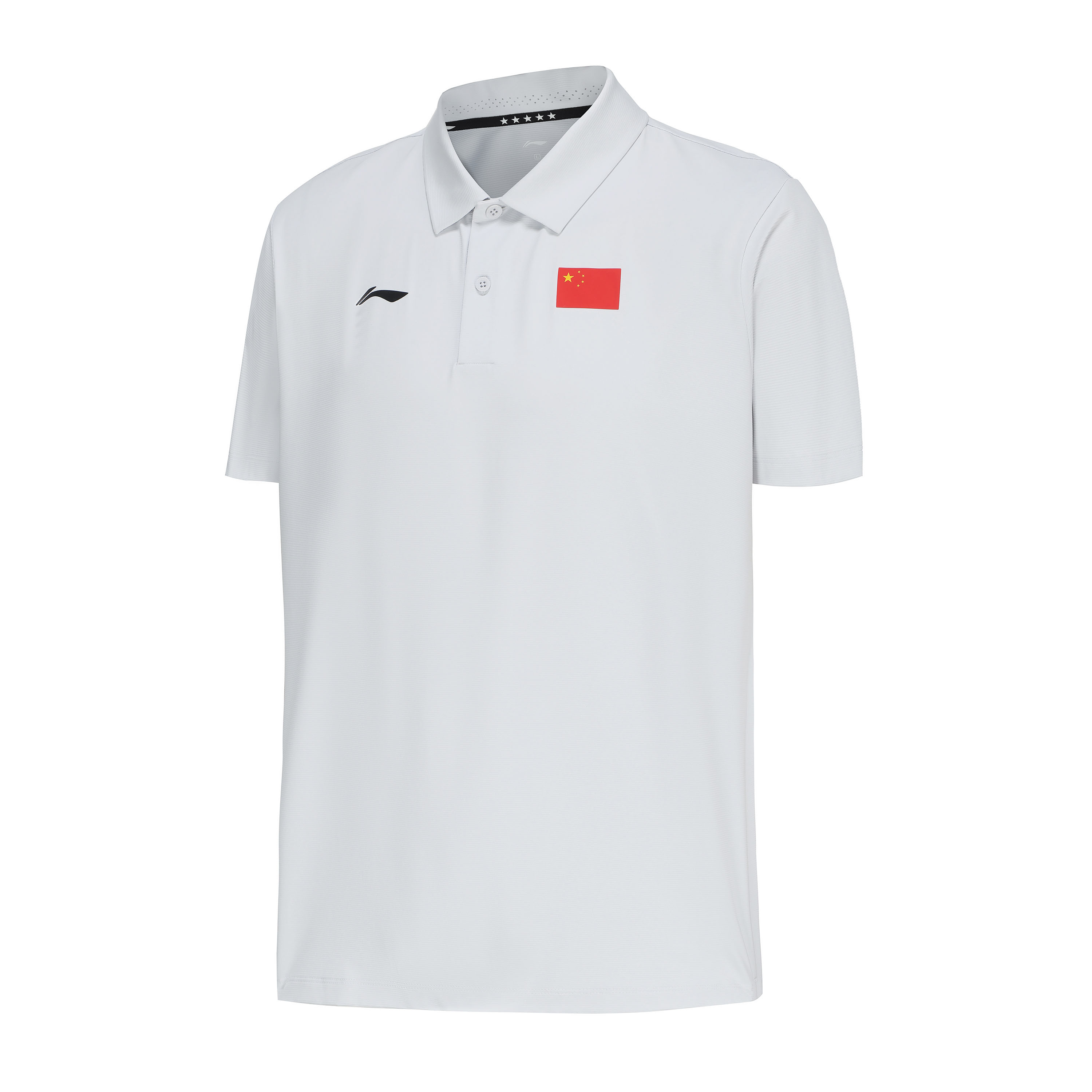 

Футболка-поло Li-Ning унисекс с воротником-поло, умеренно прямого кроя, aplu075-3 светло-frost синий | men's