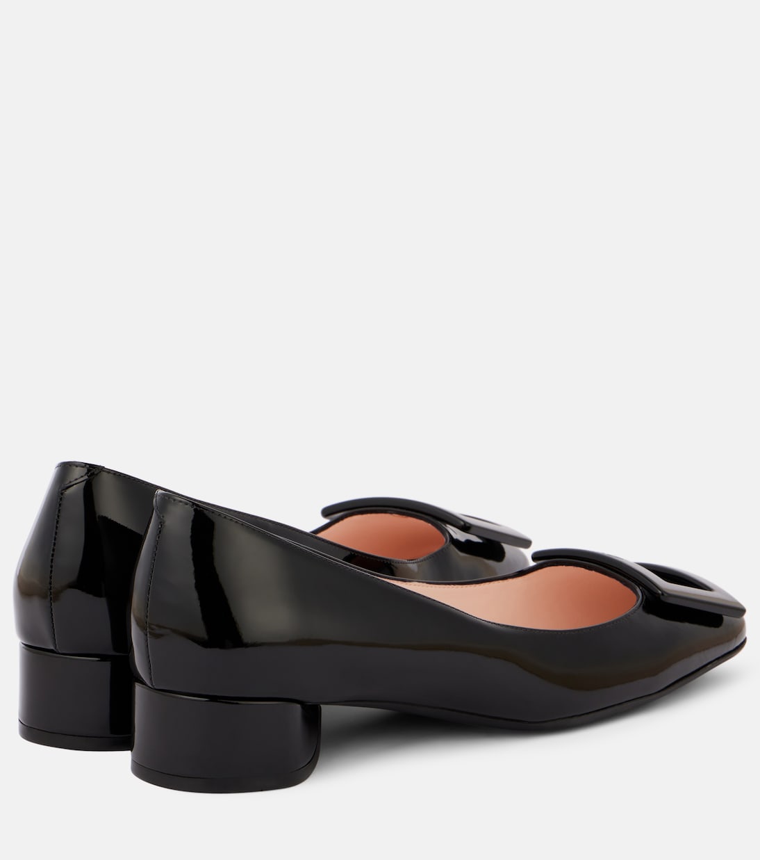 Кожаные туфли Belle Vivier 25 с декольте Roger Vivier, черный — фото 2