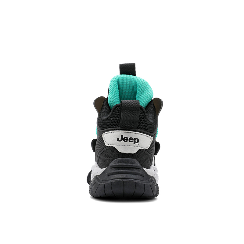 Детские кроссовки Mid Top Kids' Running Shoes Black Gray Kids' Jeep, Vintage Black — фото 4