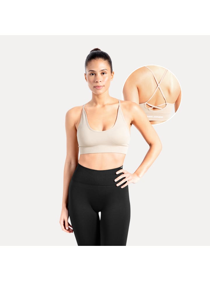 

SMILODOX Спортивный бюстгальтер Cetrina цвета тауп