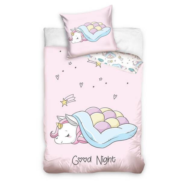 

Постельное белье единорог good night unicorn Mtonlinehandel, розовый