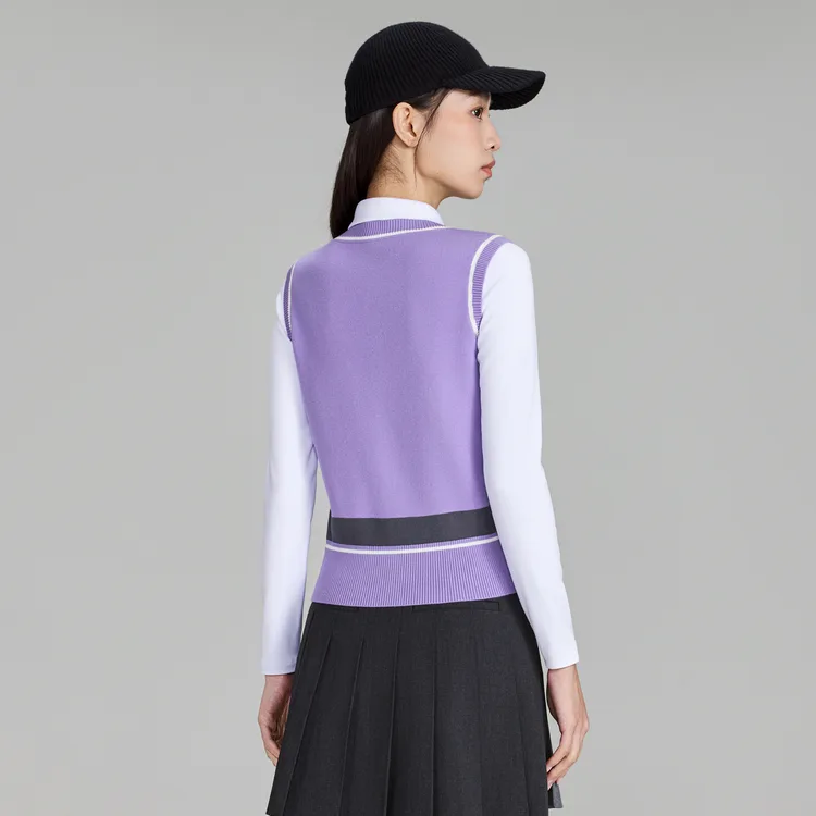 Женская одежда для гольфа PRO DESCENTE, PP-Purple — фото 4