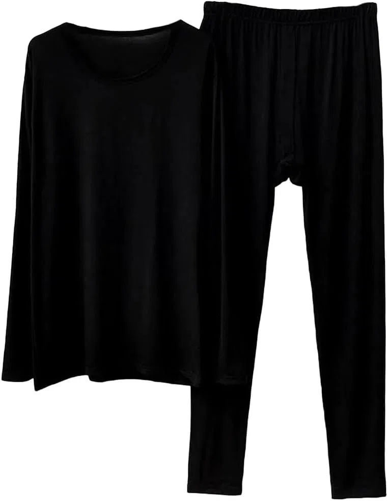 Комплект пижамы женский, хлопок модал, Black