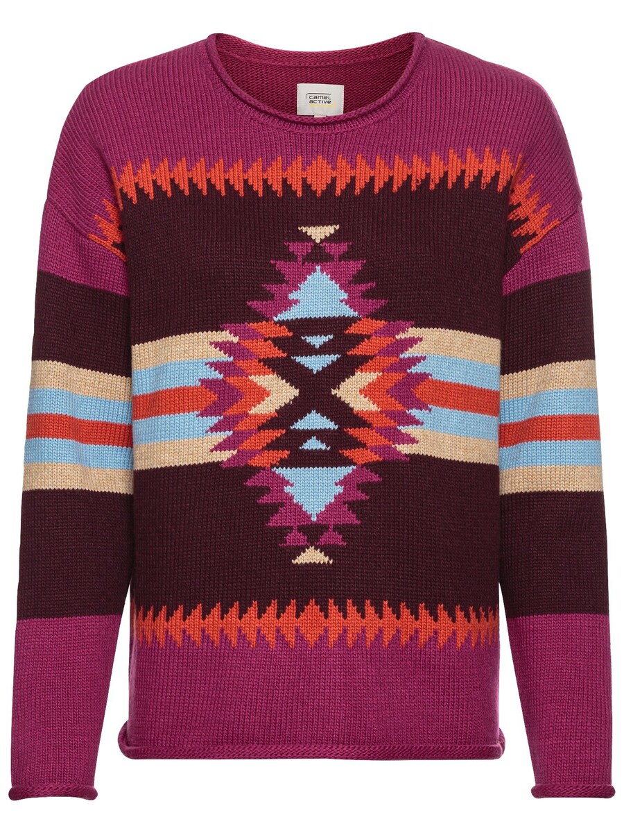 

Тонкий вязаный свитер CAMEL ACTIVE Sweater, фиолетовый