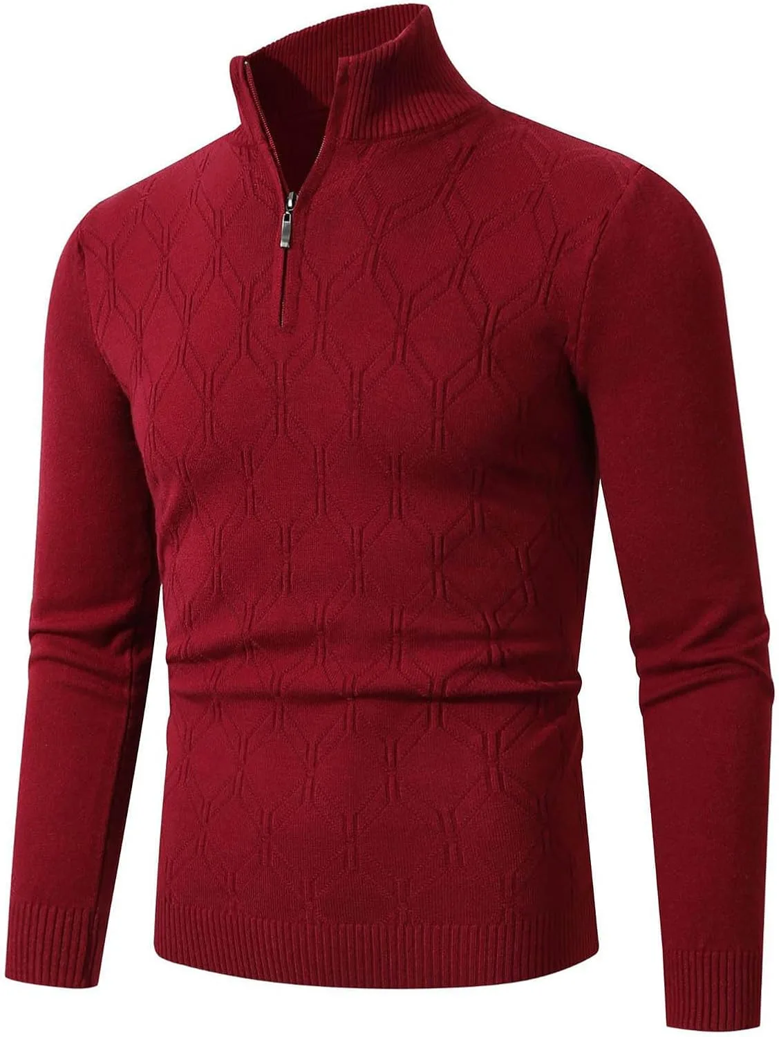 

Мужской свитер-пуловер с длинным рукавом, свободный крой, кабельная вязка, Plus Size AQAYL