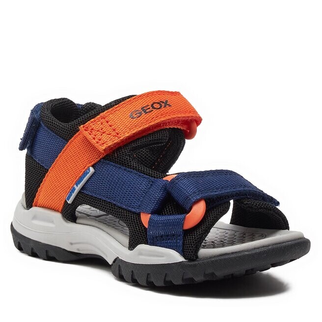 Сандалии Geox J Borealis Boy J450RE 01411 C0659 M Navy/Orange, темно-синий — фото 2