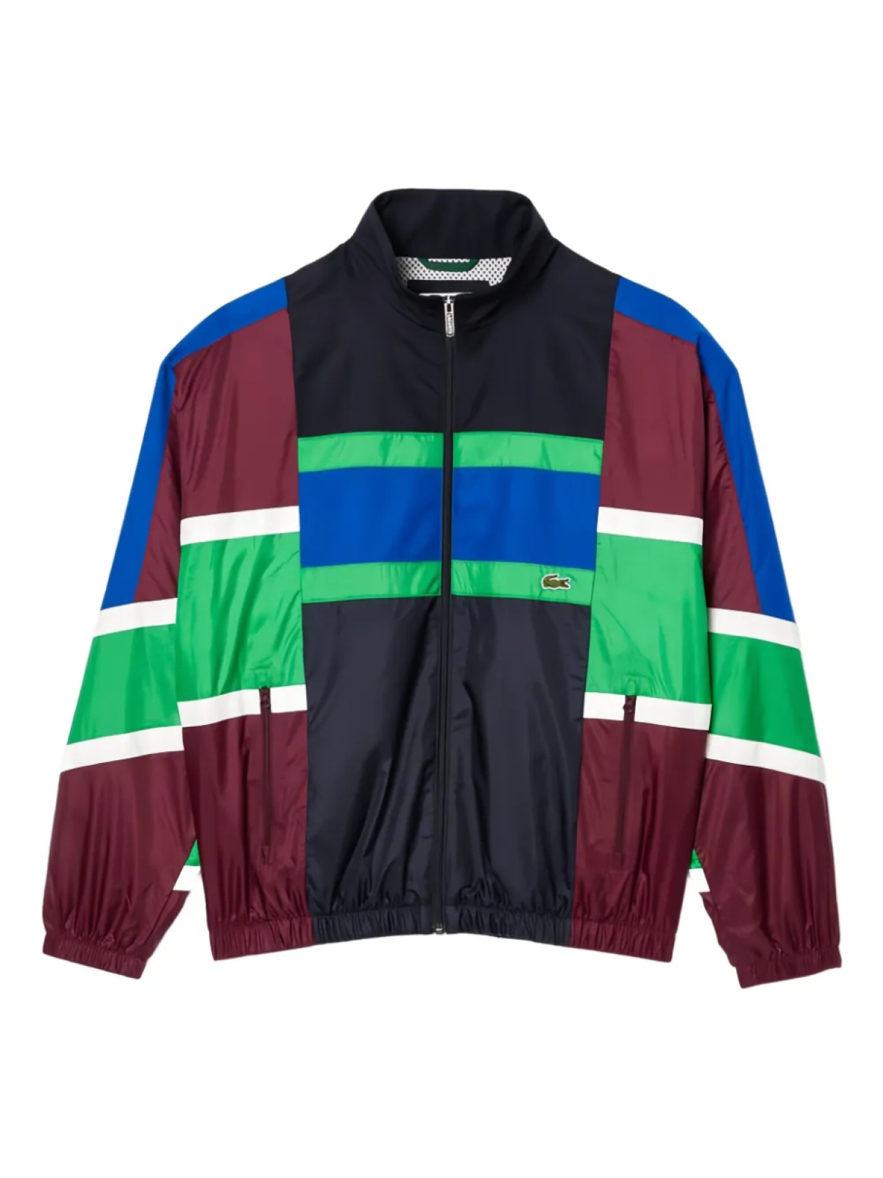 

Спортивная куртка с цветными блоками Lacoste, черный