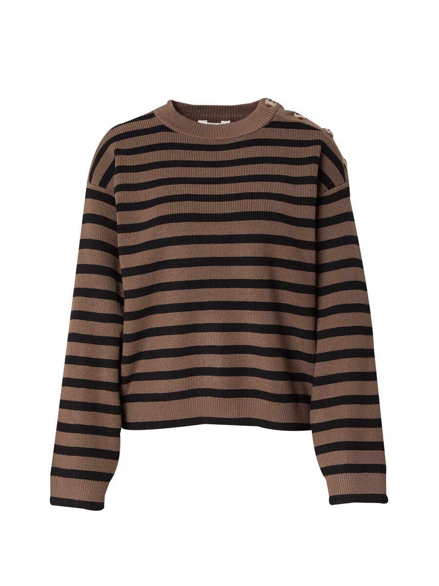 

Свитер OBJECT Sweater Elly, темно-коричневый