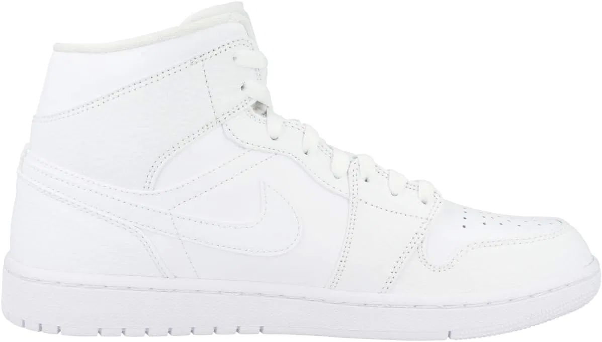 Мужские кроссовки Nike Air Jordan 1 Mid, белый — фото 4