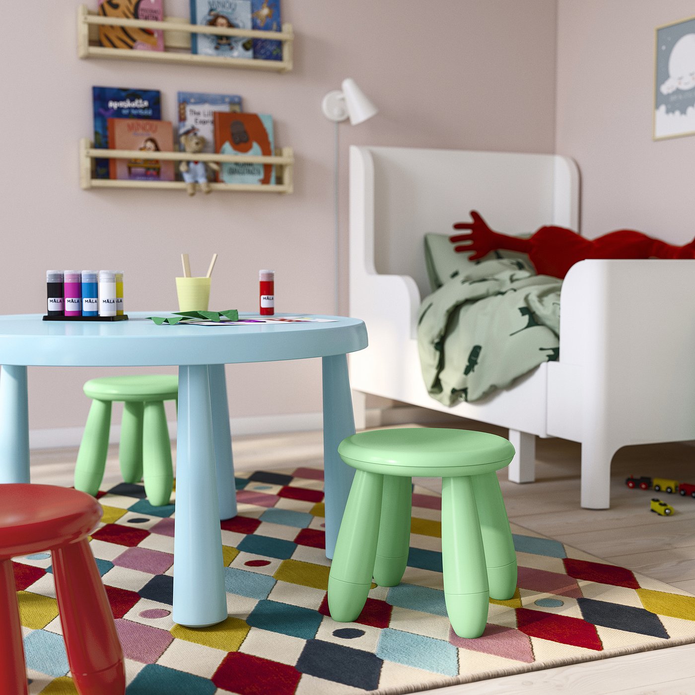 Детское кресло, для использования в помещении/на улице/светло-зеленое IKEA Mammut — фото 3