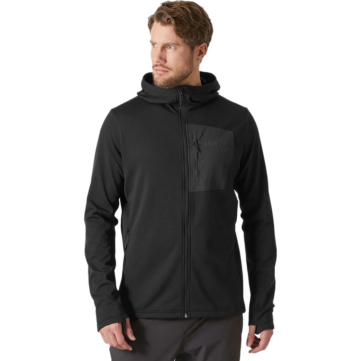 

Утепленная флисовая куртка с капюшоном Versalite Helly Hansen, черный